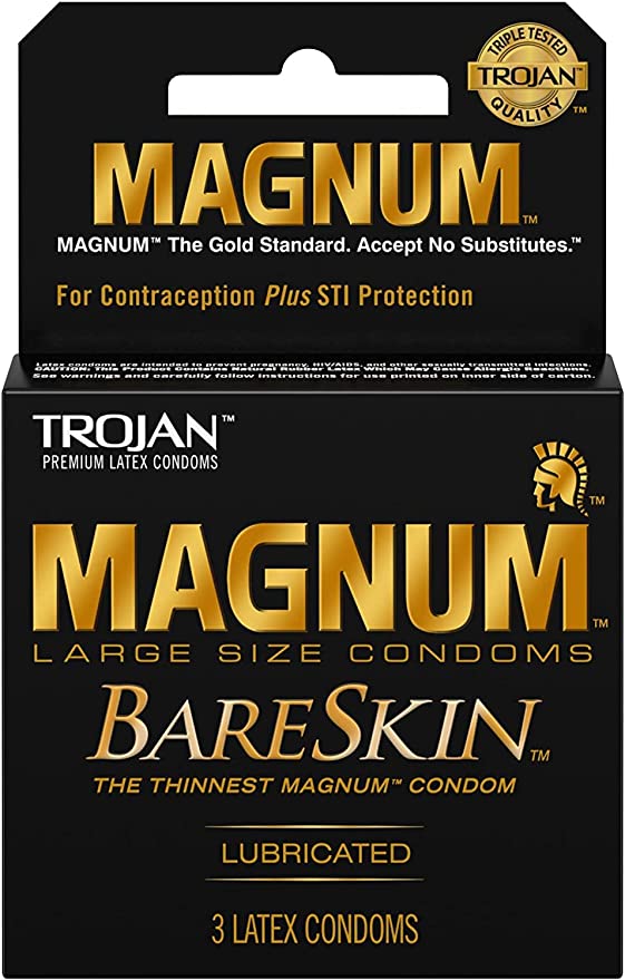 TROJAN Magnum Bareskin Lubricated Condom