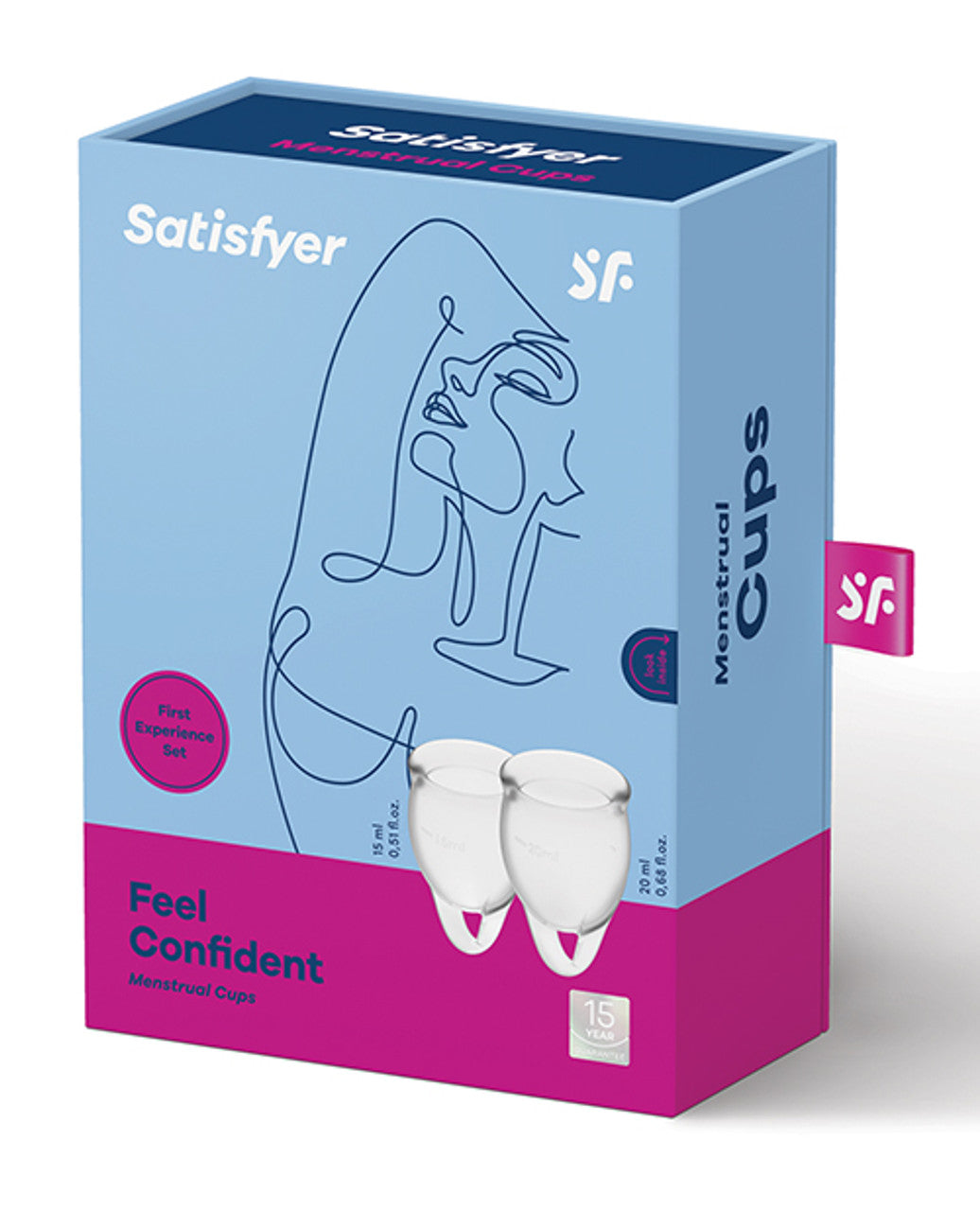 Satisfyer Feel Confident Menstrual Cup - Transparent*