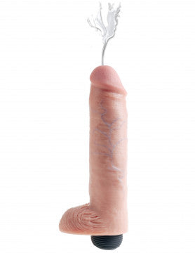 King cock 10 inch squirting cock with balls