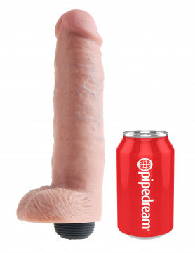 King cock 10 inch squirting cock with balls