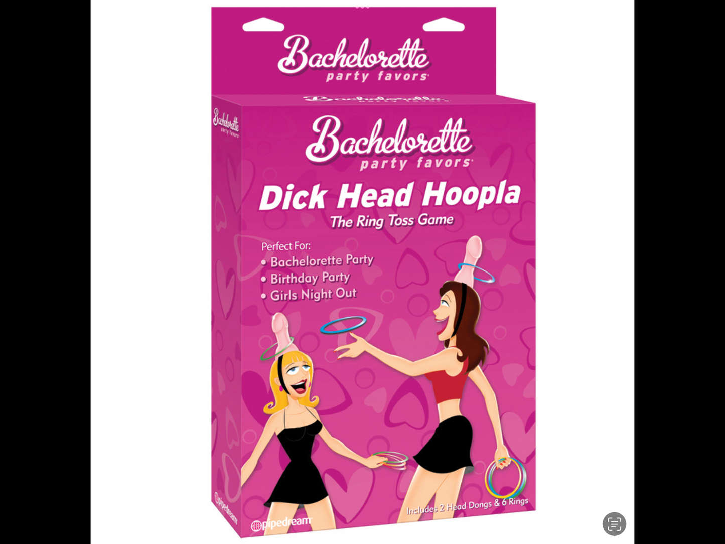 Dick head hoopla ring toss game