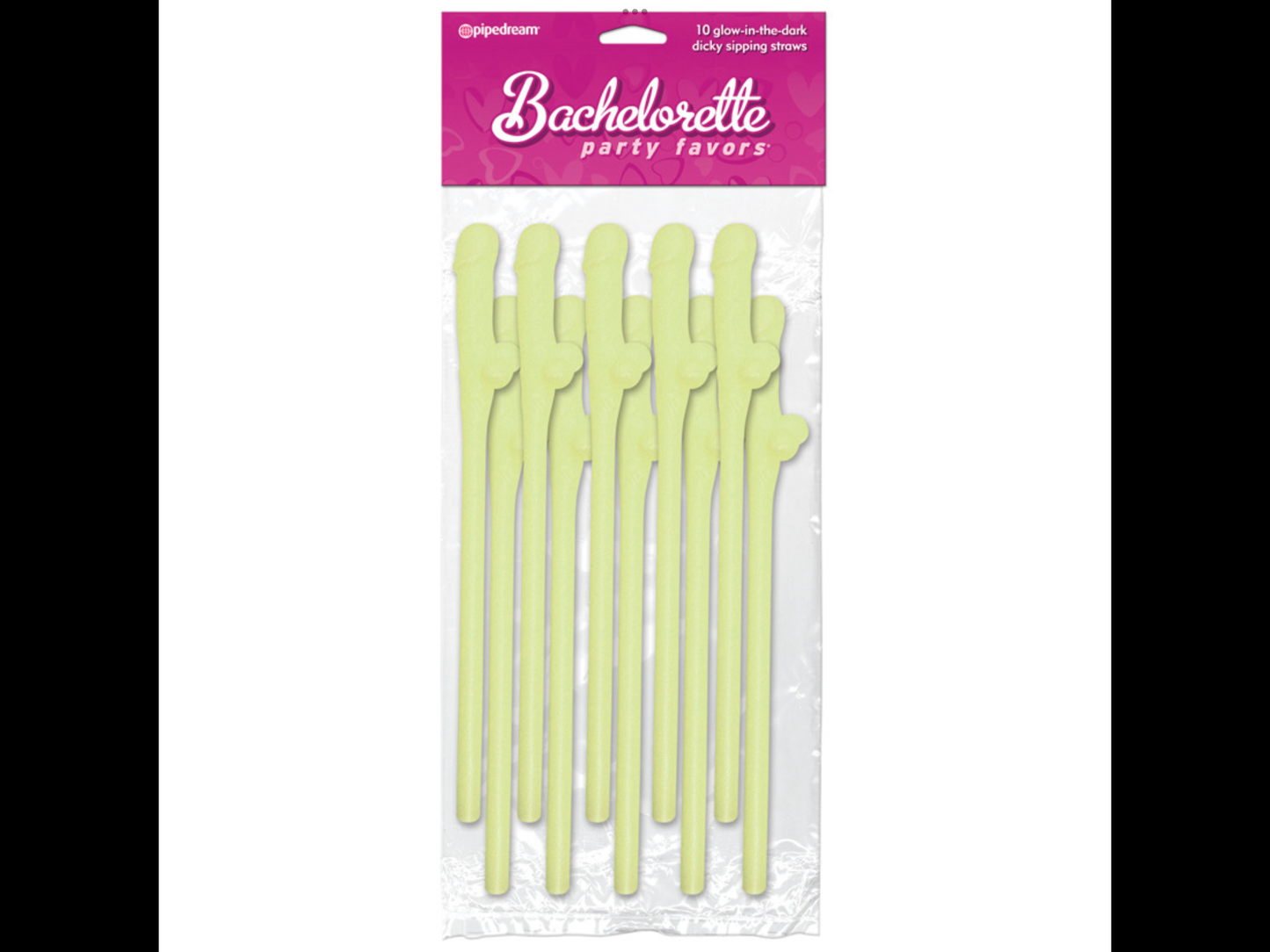 Bachelorette Party Dicky Sipping Straws-G.I.T.D. 10pk