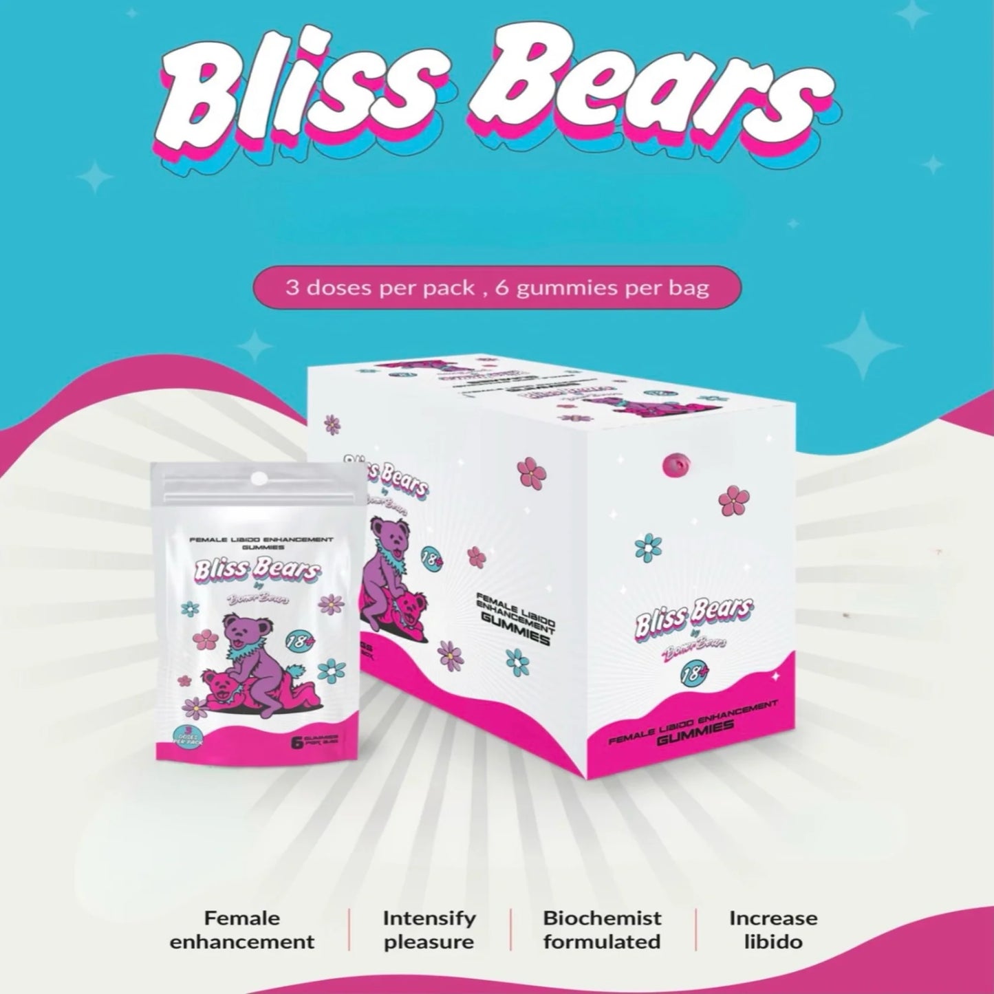 Bliss Bears Female Enhancement Gummies