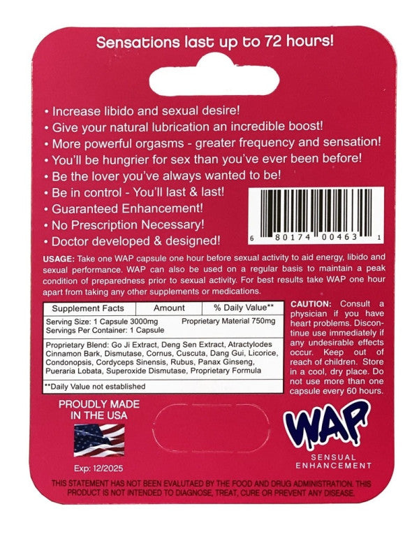 WAP Female Enhancement Pill