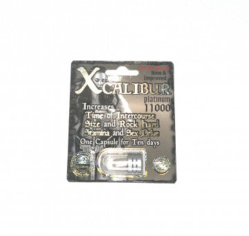 Xcalibur Male Sexual Enhancement - Single 11000 Platinum