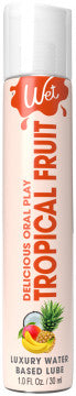 Wet Delicious Oral Play - Tropical- Water based Flavored Lubricant 1 Oz