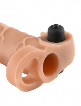 Fantasy X-Tensions Vibrating Real Feel 2-Inch Extension - Flesh