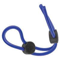 Stay Hard Silicone Double Loop Cock Ring-Blue