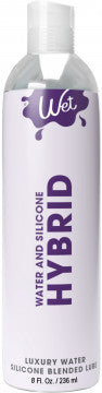 Wet Hybrid - Water and Silicone Lubricant 8 oz
