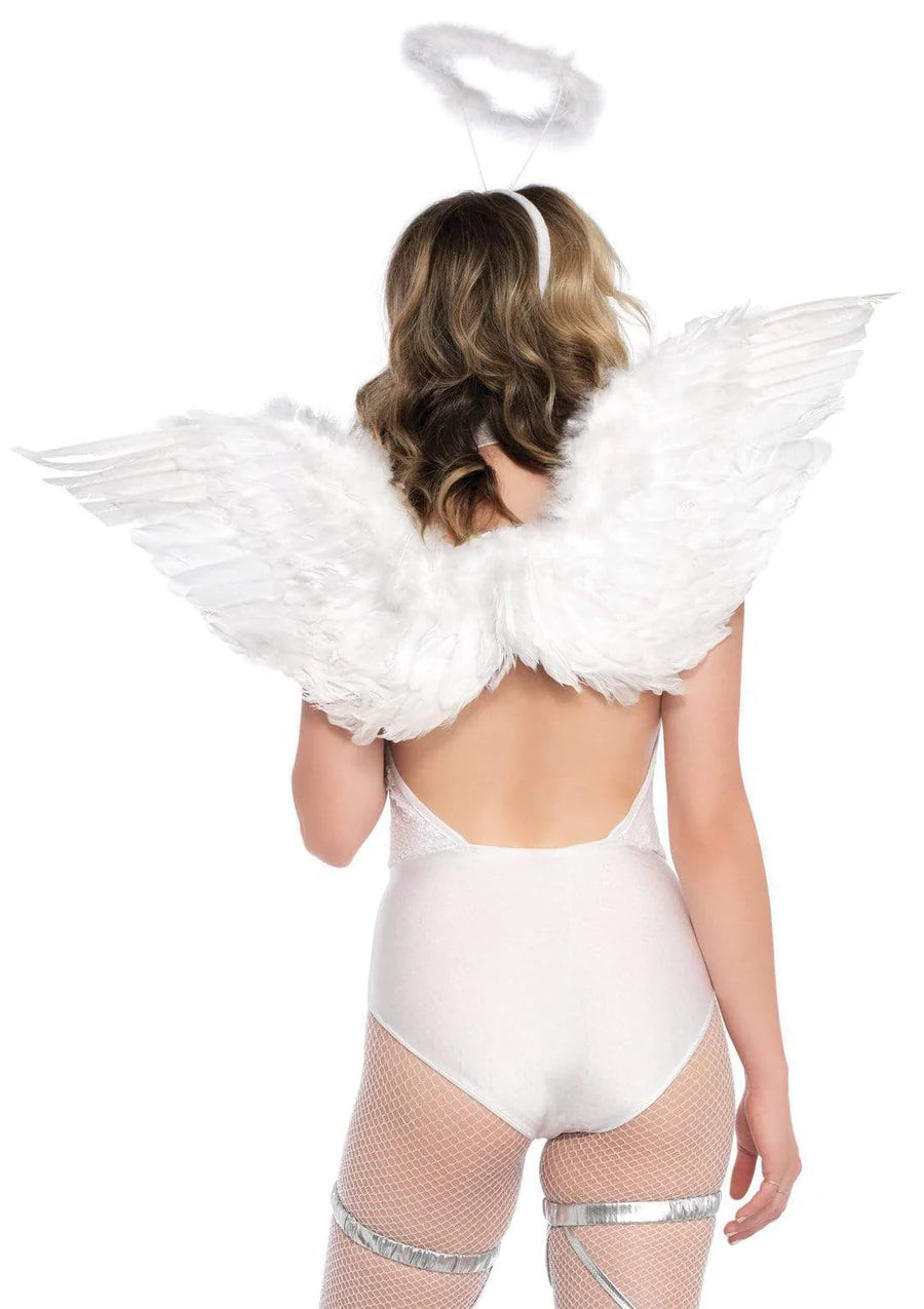 Leg Avenue White 2 pc Angel Accessory Kit