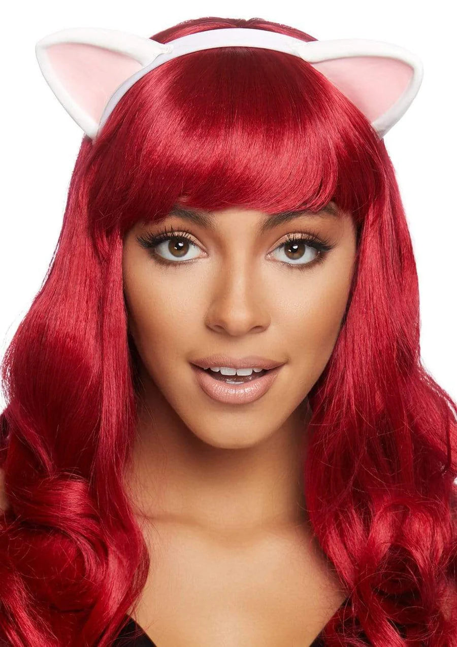 Leg Avenue Latex Kitty Ear Costume Headband