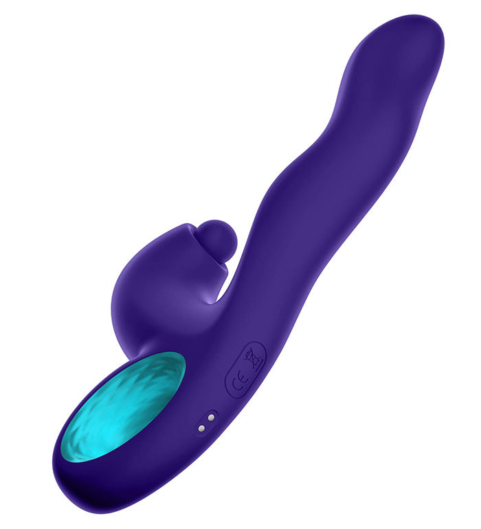 KLIO TRIPLE ACTION THUMPING RABBIT VIBRATOR - PURPLE