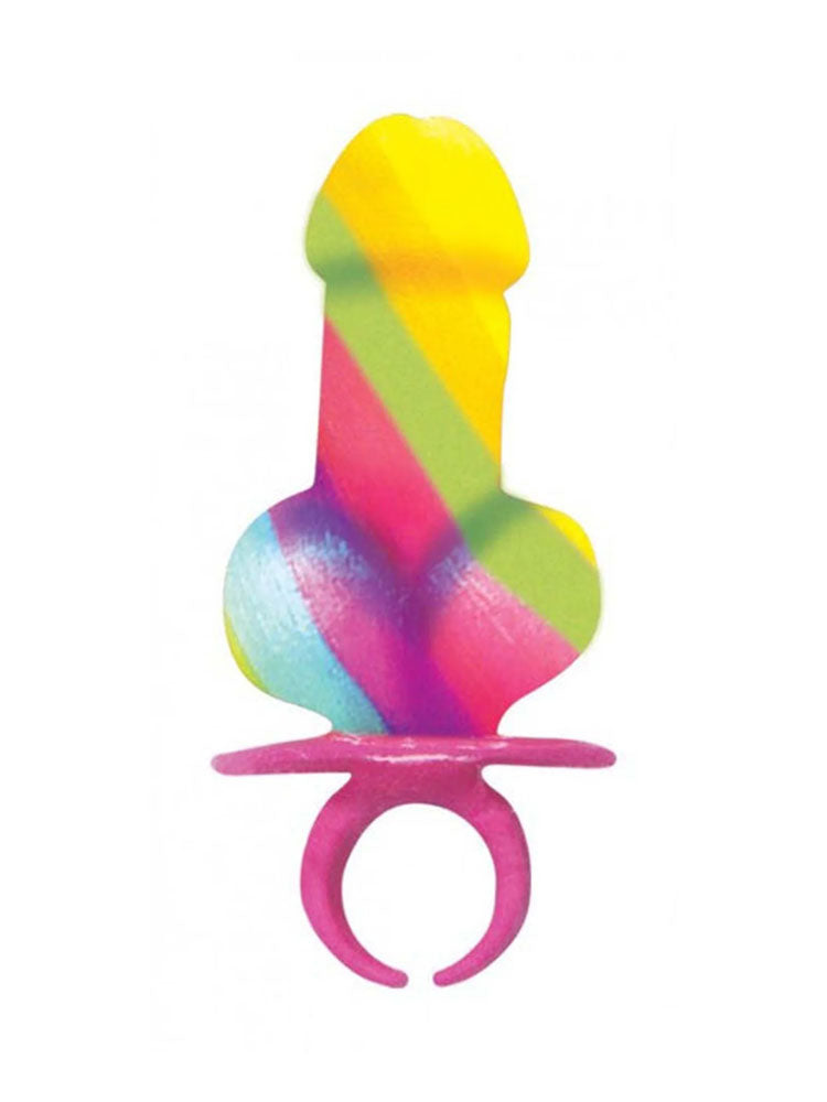 RAINBOW PECKER CANDY FINGER RING