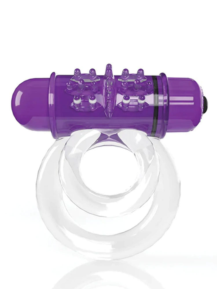 DOUBLE 06 VIBRATING DOUBLE RING - GRAPE