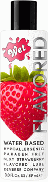 Wet Flavored Sexy Strawberry - 3 Fl Oz