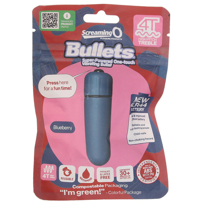 Screaming O Bullets Treble One Touch Vibe in Blueberry