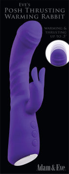 Eve's Posh Thrusting Warming Rabbit - Purple*
