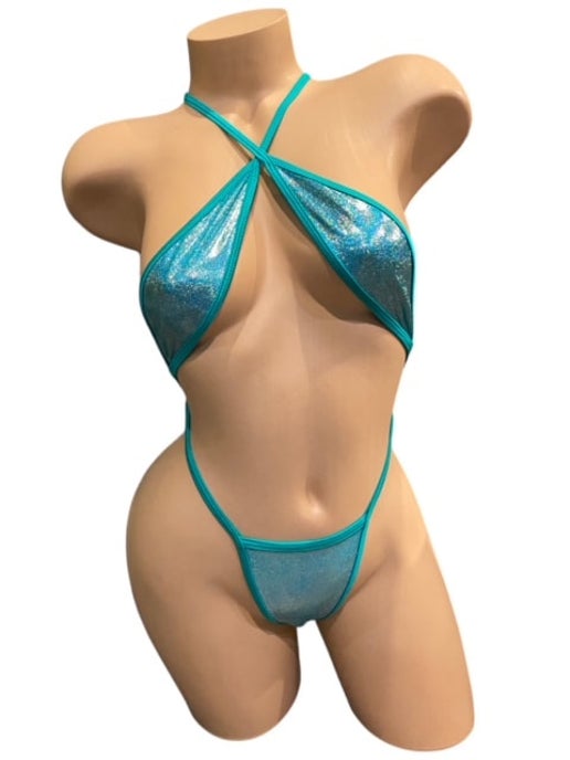 Katelyn Teal Shimmer One Piece