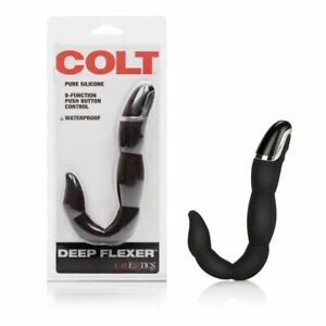 California Exotic Novelties Colt Deep Flexer Dildo - Black