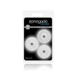 Renegade Dyno Rings Clear -Cock Ring Sexual Enhancement