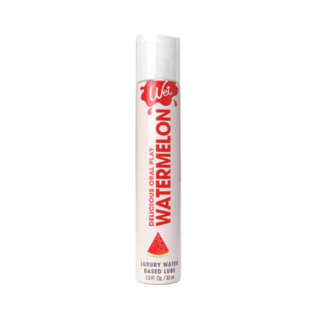 Wet Delicious Oral Play - Watermelon - Water based Flavored Lubricant 1 Oz