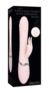Eve's Thrusting Rabbit With Orgasmic Beads Orgasmic Beads - Pink*