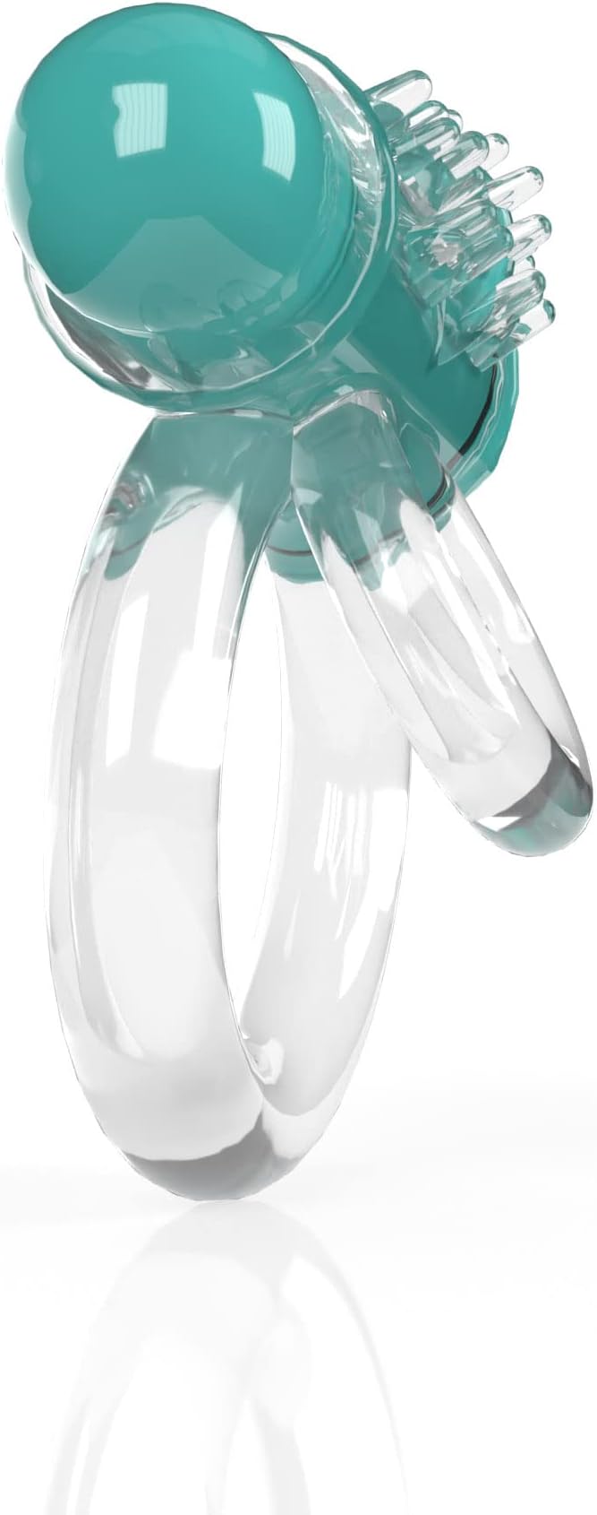 DOUBLE O6 VIBRATING DOUBLE RING - KIWI