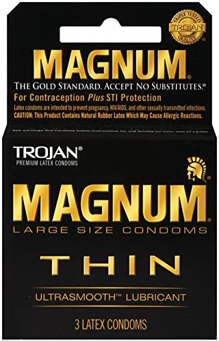 TROJAN Magnum Thin Lubricated Condom