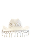 BRIDE PEARL COWBOY HAT
