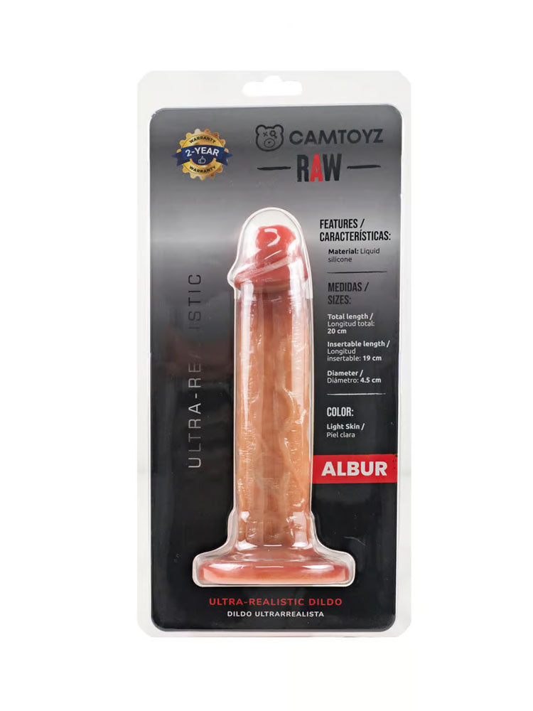 RAW DILDO ULTRA REALISTIC ALBUR - BROWN