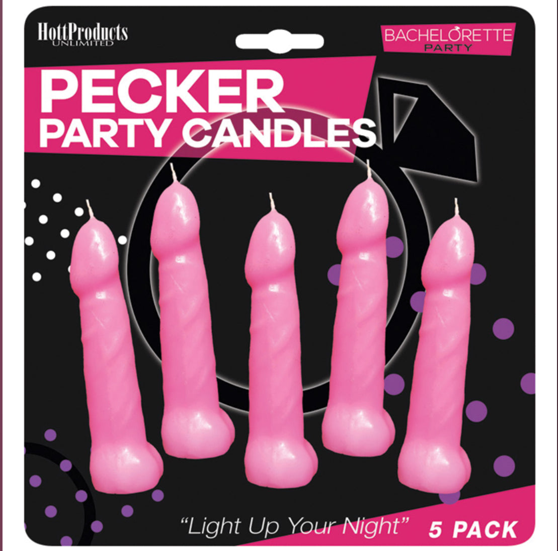 Pecker party candles