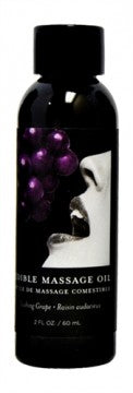 Edible Massage Oil - Grape - 2 Fl. Oz