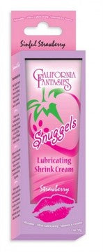 Snuggels - Lubricating Shrink Cream - Strawberry - 0.42 Oz. Tube - Each I