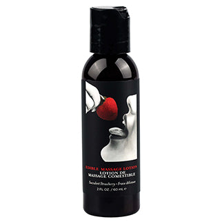Edible Massage Oil -Strawberry  - 2 Fl. Oz