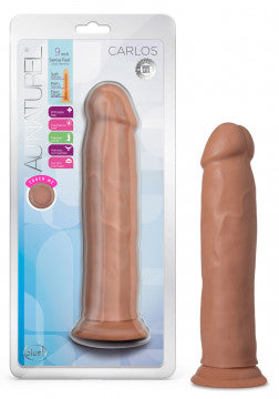 Au Naturel - Carlos - 9 Inch Dong - Mocha