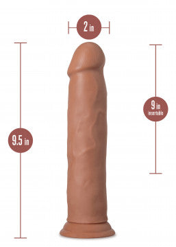 Au Naturel - Carlos - 9 Inch Dong - Mocha