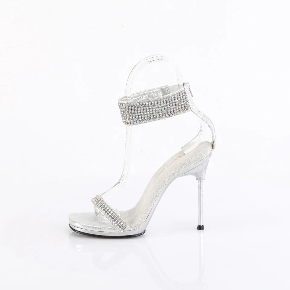 Pleaser Shoes Chic-40 /SFA-RS/M  Chic-40   Silver Size 6