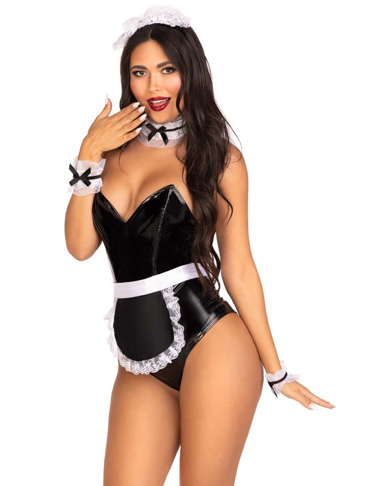 Leg Avenue Lace French Maid Costume Kit