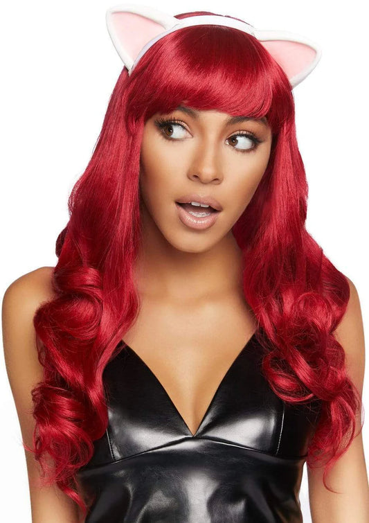 Leg Avenue Latex Kitty Ear Costume Headband