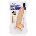 8" Dual Density Real Touch Thick With Realistic Painted Veins and Balls - White
