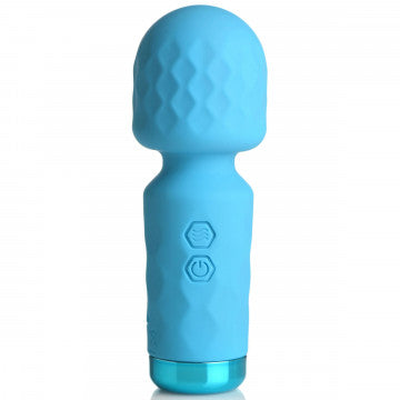 10x Mini Silicone Wand-Blue