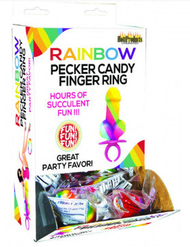 Rainbow Cock Ring Pop
