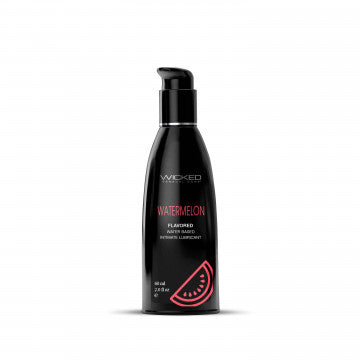 Aqua Watermelon Flavored Water Based Intimate Lubricant - 2 Fl. Oz.
