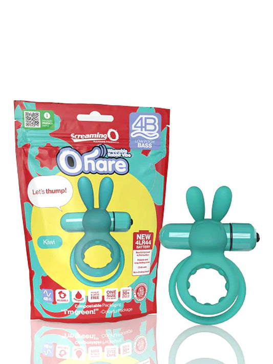 OHARE WEARABLE RABBIT VIBE RING - KIWI