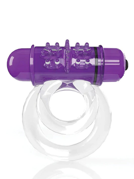 DOUBLE 06 VIBRATING DOUBLE RING - GRAPE
