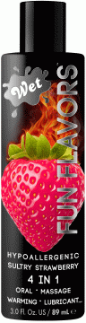 Wet Fun Flavors Sexy Strawberry - 3 Fl. Oz.