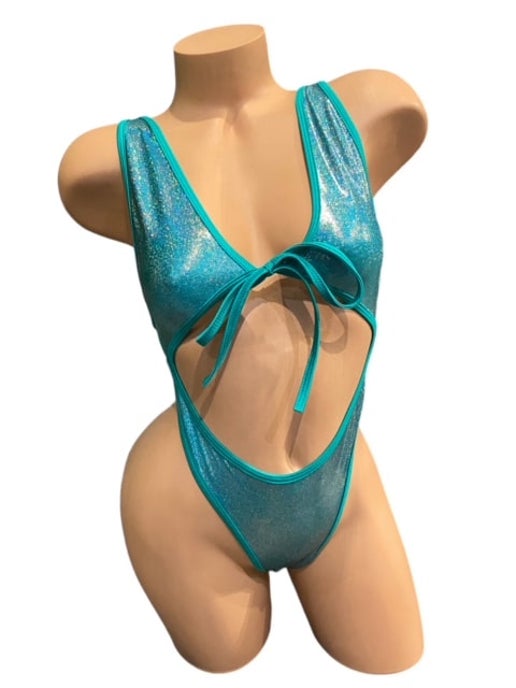 Gigi Teal Shimmer One Piece