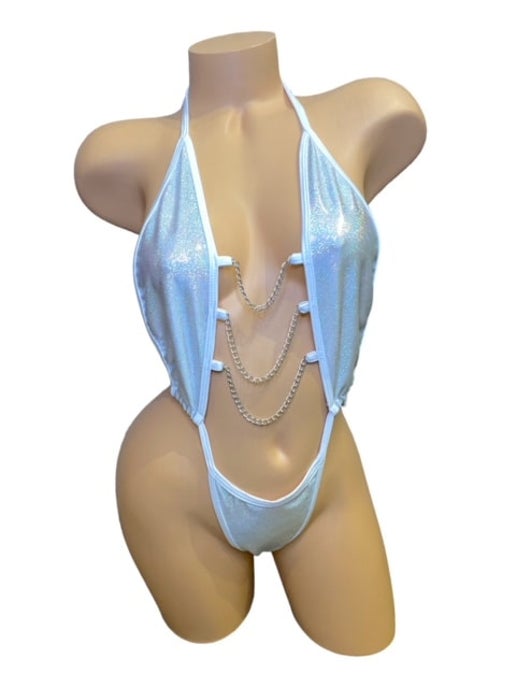Trina Silver Shimmer One Piece