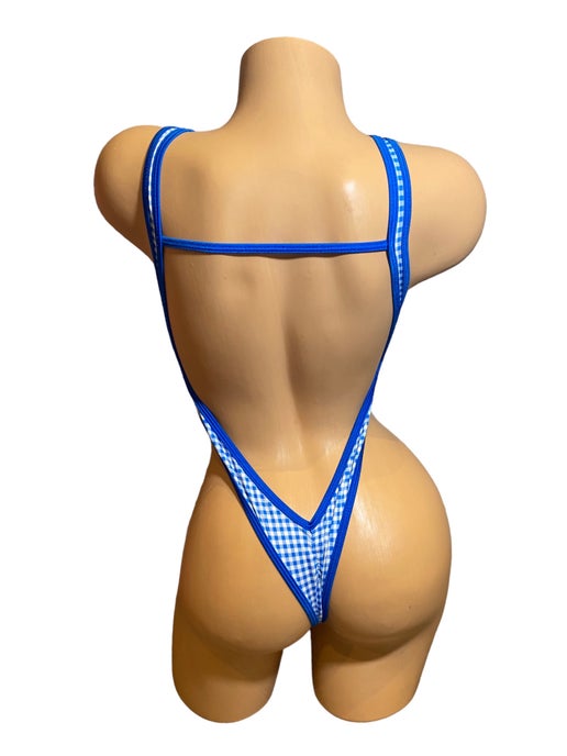 Gigi Gingham Blue One Piece