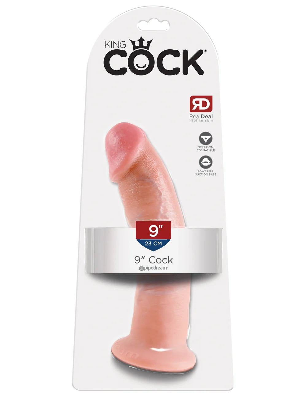KING COCK 9-INCH COCK - FLESH